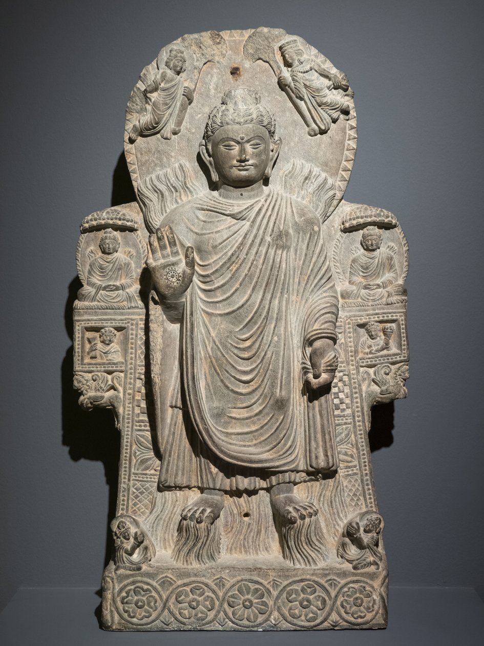 Buddha con il Grande Miracolo da Afghan School