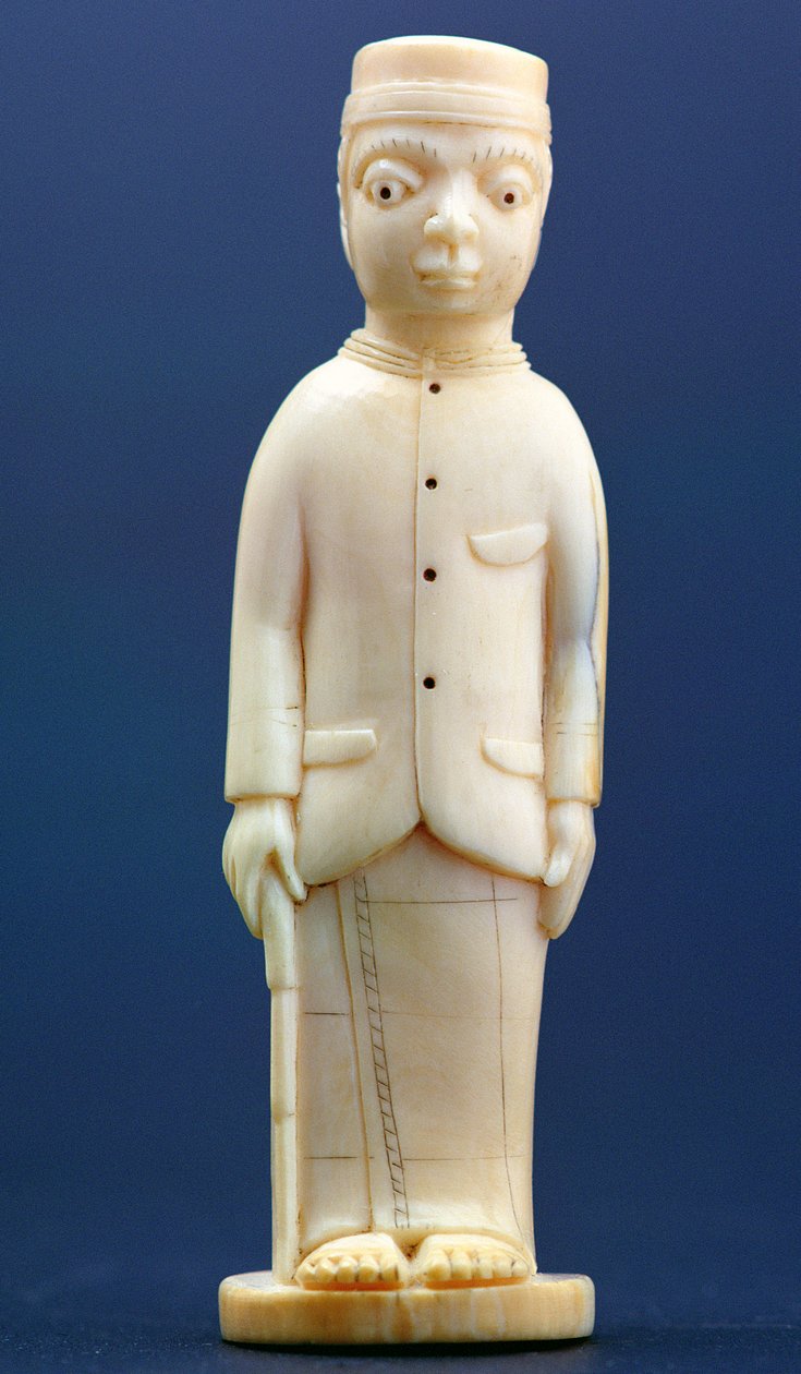 Figura di un uomo in abito europeo, Congo da African