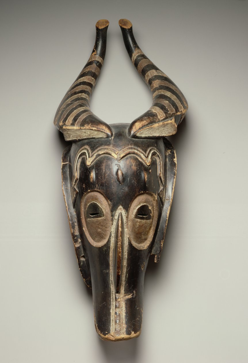 Maschera di antilope Zamle, Cultura Guro, Costa d