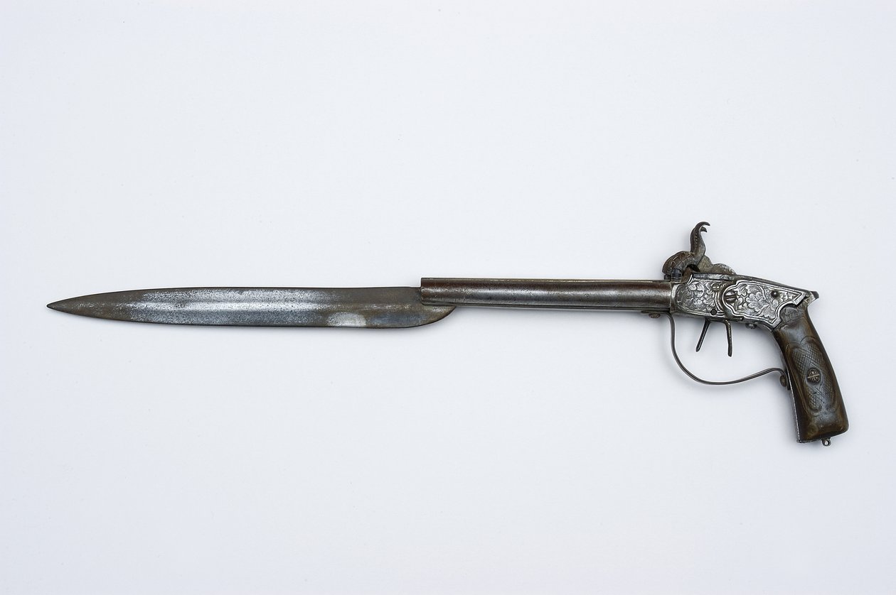 Pistola a percussione a doppia canna, c.1840 da African