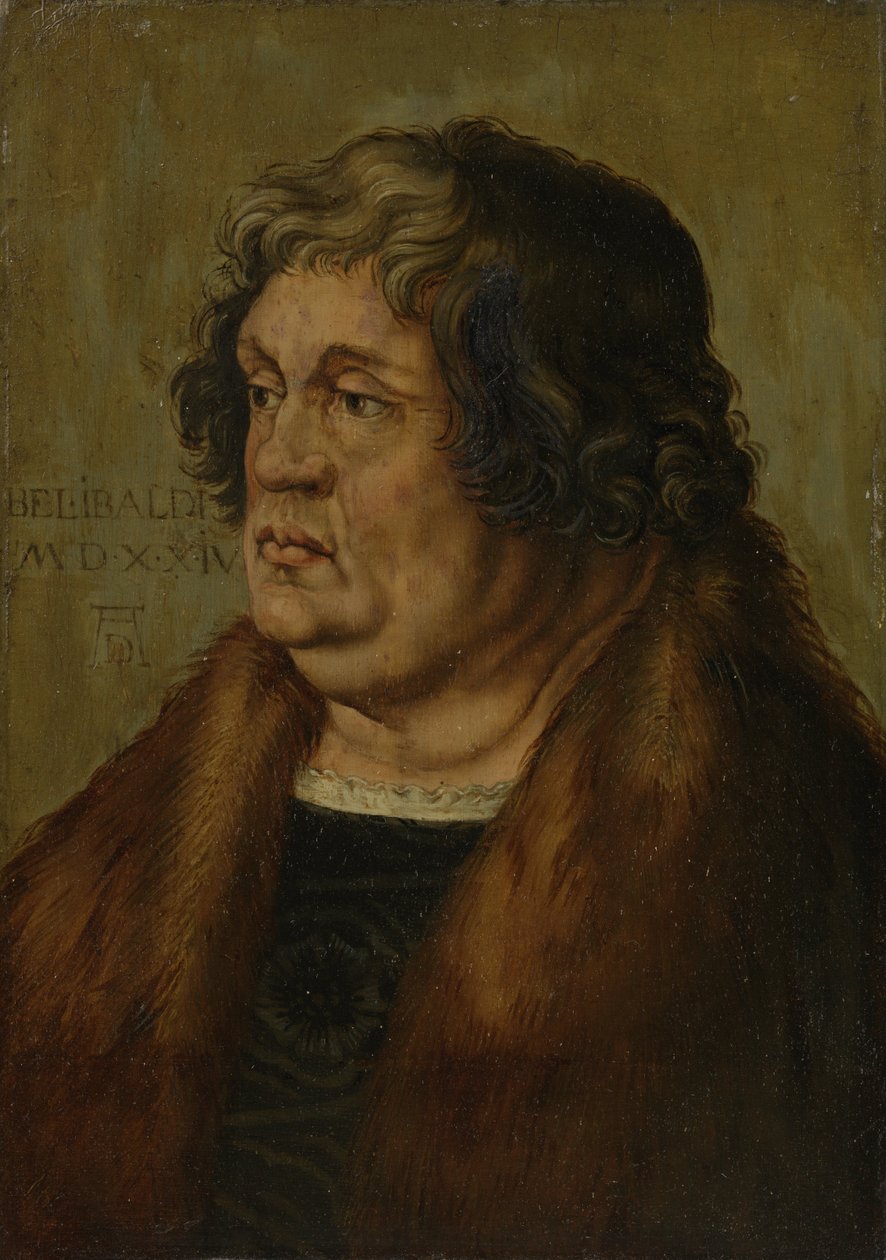 Ritratto di Willibald Pirckheimer (1470-1530) da Albrecht Dürer