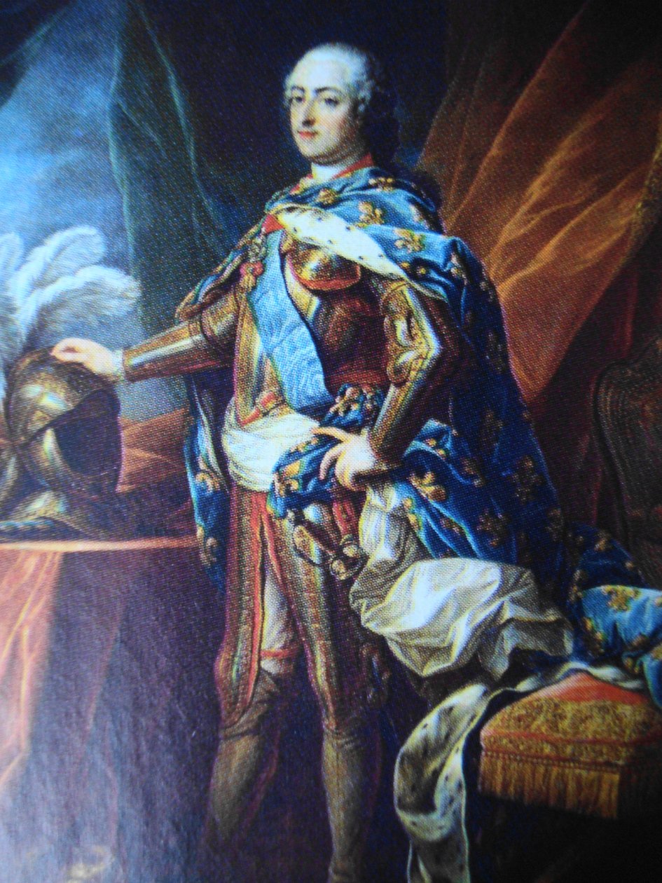 Ritratto di Luigi XV di Francia (1710-1774) da Charles Amedee Philippe van Loo