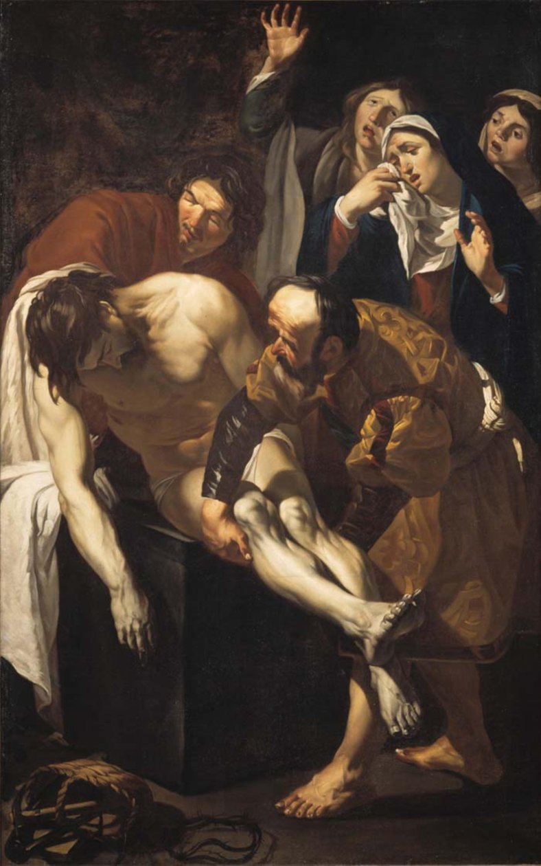 Discesa dalla croce o lamentazione da After Dirck van Baburen