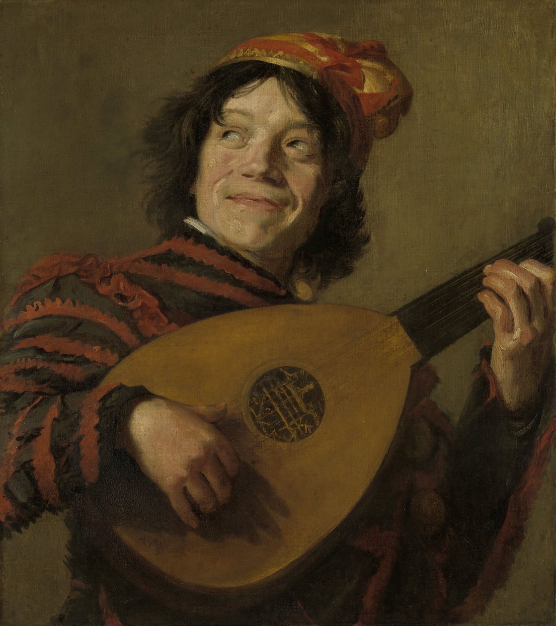 Il suonatore di liuto da After Frans Hals