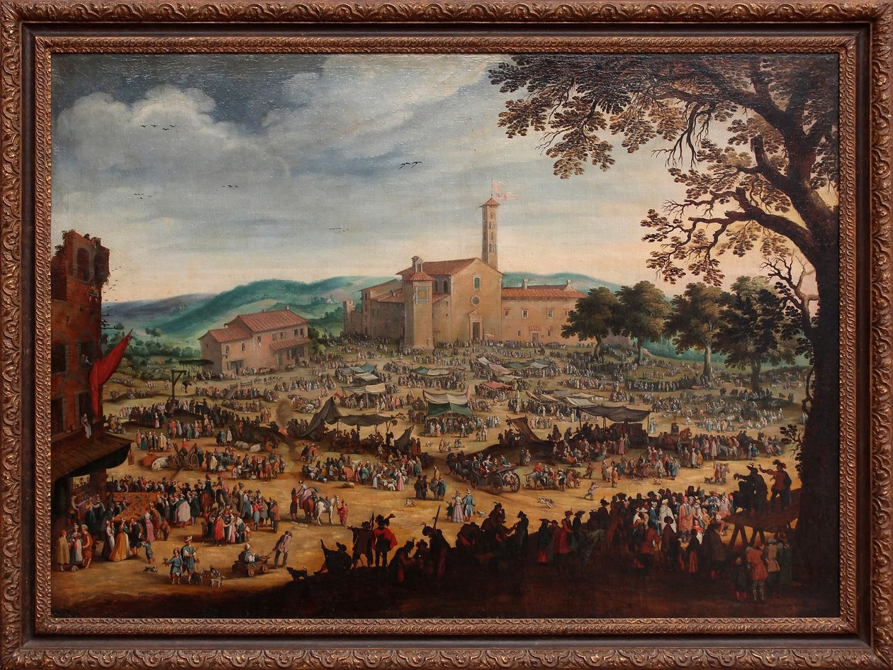 La fiera di Impruneta da After Jacques Callot