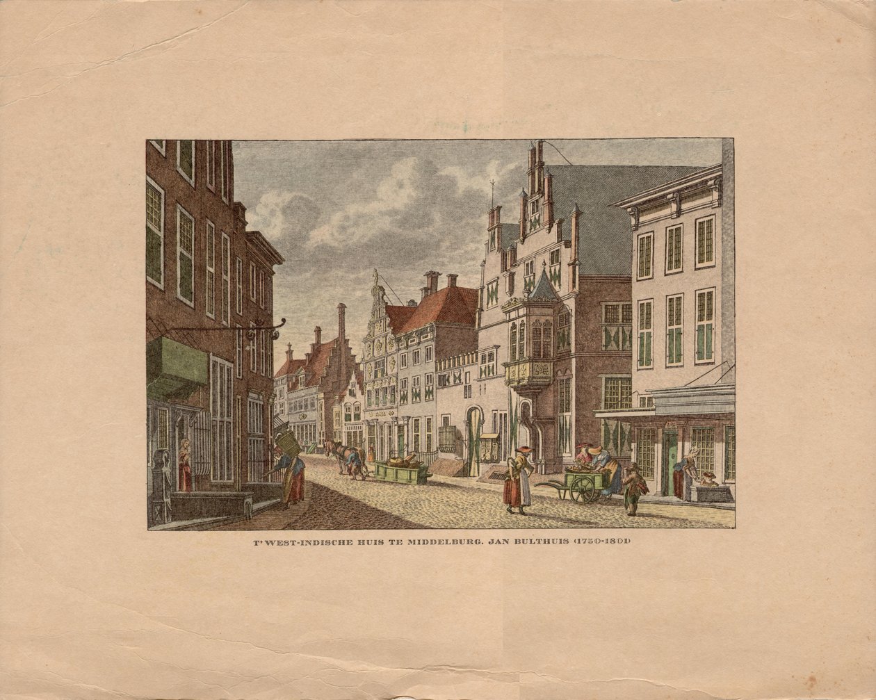 La casa delle Indie occidentali a Middelburg da Jan after Bulthuis