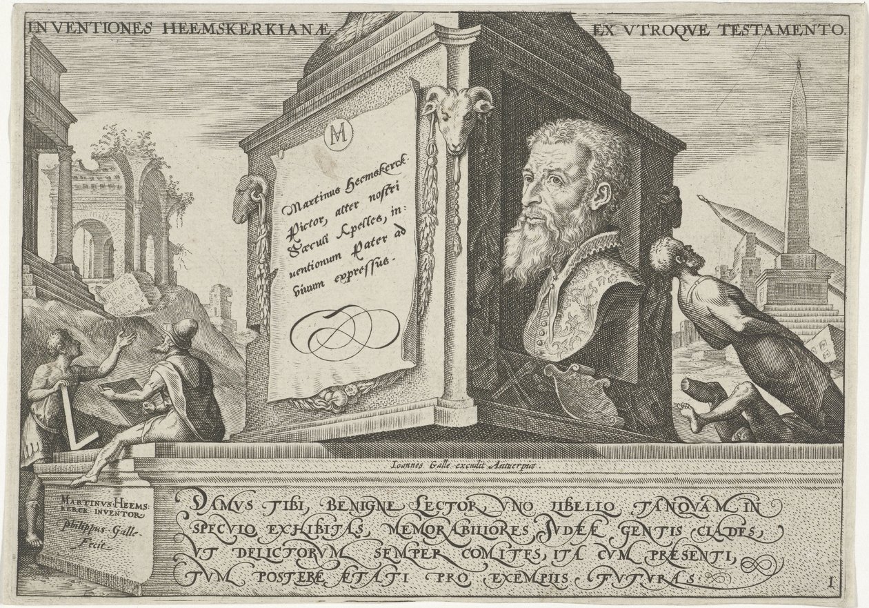 Inventiones Heemskerkianiae Ex Utroque Testamento da Philip Galle