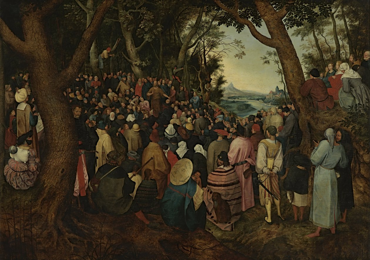 San Giovanni che predica alla folla (copia da Pieter Bruegel il Vecchio) da After Pieter Brueghel the Elder