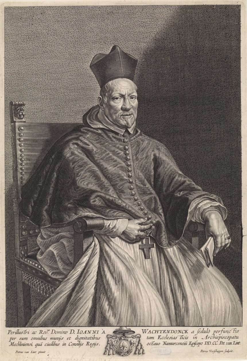 Ritratto del vescovo Johannes Wachtendonck da Pieter van Lint