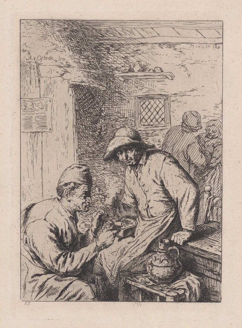 I fumatori (dopo Ostade) da After Adriaen van Ostade.