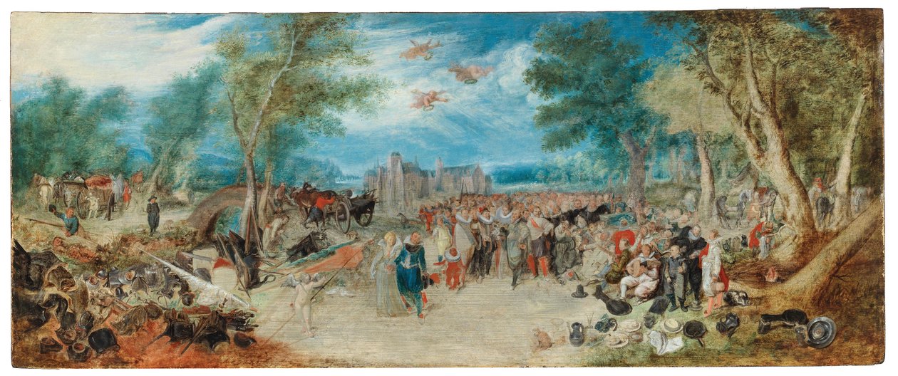 Adriaen van de Venne (dopo) Allegoria della Tregua dei Dodici Anni da After Adriaen van de Venne