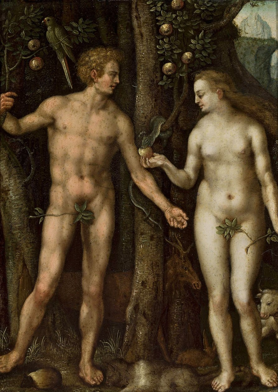 Polacco:  Adam i Ewa Adamo ed Eva da After Albrecht Dürer