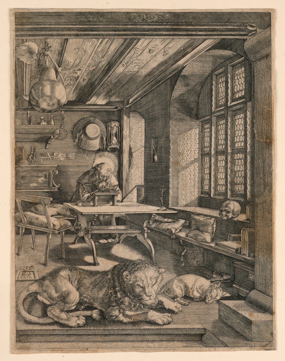 San Girolamo nel suo studio da After Albrecht Dürer