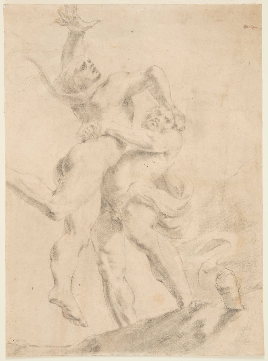 Studio per Ercole e Anteo da After Annibale Carracci