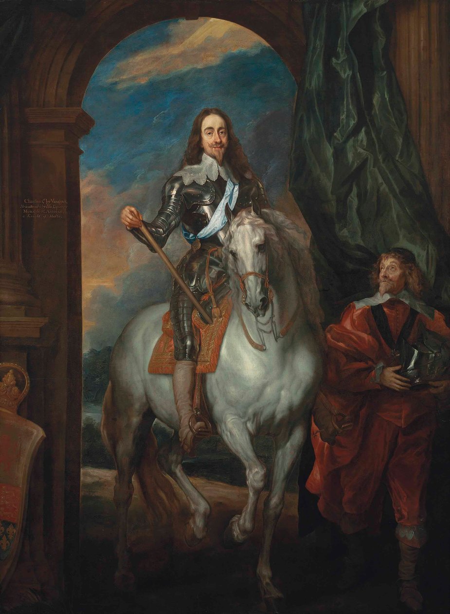 Re Carlo I con Monsieur de St. Antoine da after Anthony van Dyck