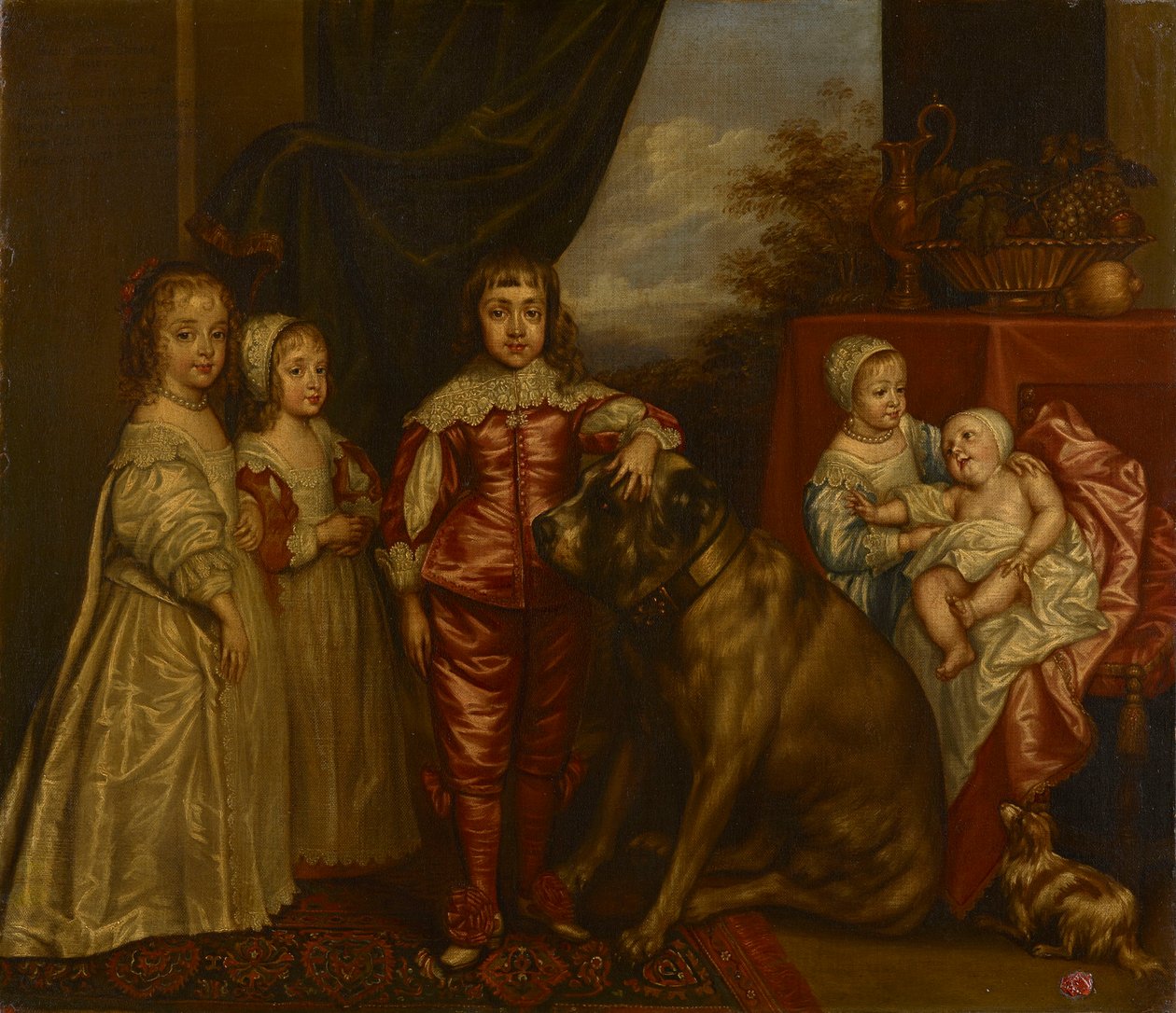 I cinque figli maggiori di Carlo I da after Anthony van Dyck
