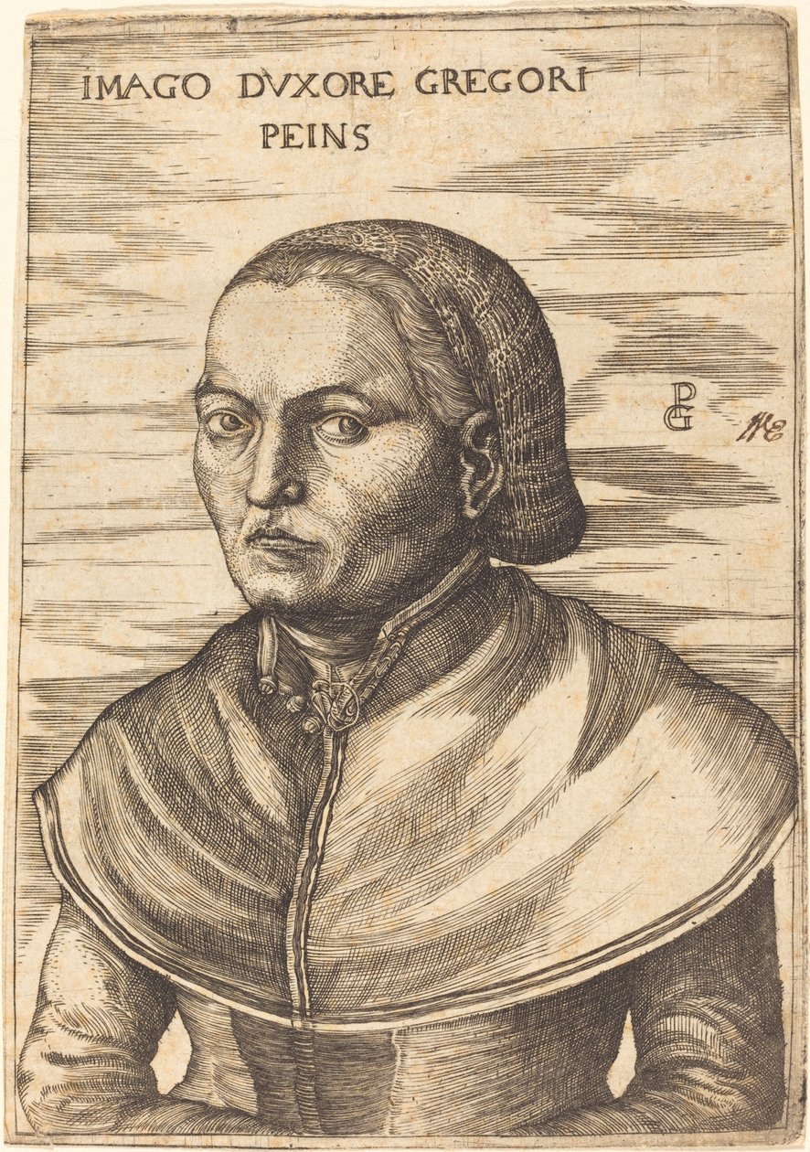 Moglie di Georg Pencz da After Georg Pencz