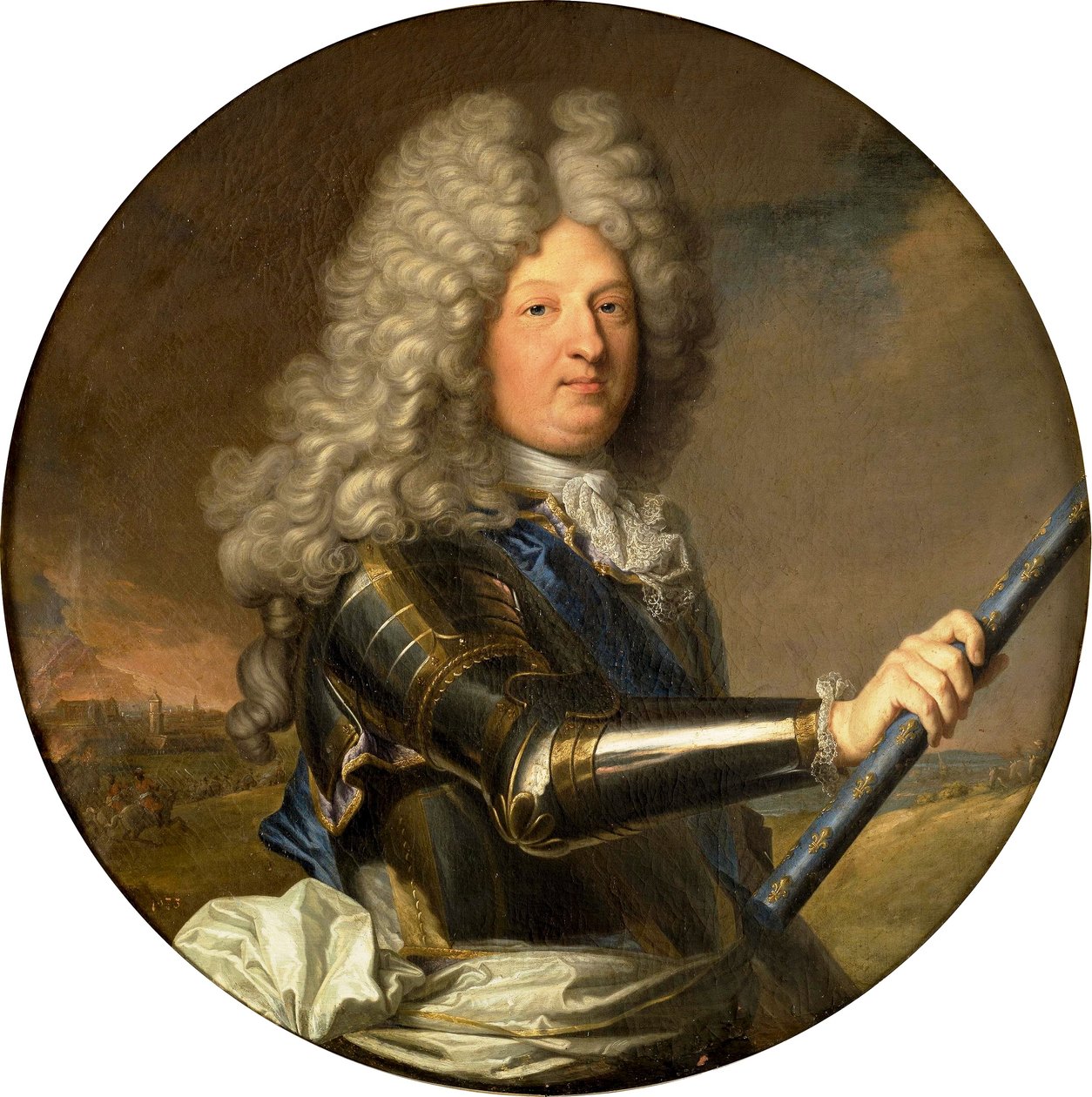 Spagnolo:  Luis de Francia el Gran Delfín Ritratto di Luigi di Francia, Gran Delfino da After Hyacinthe Rigaud