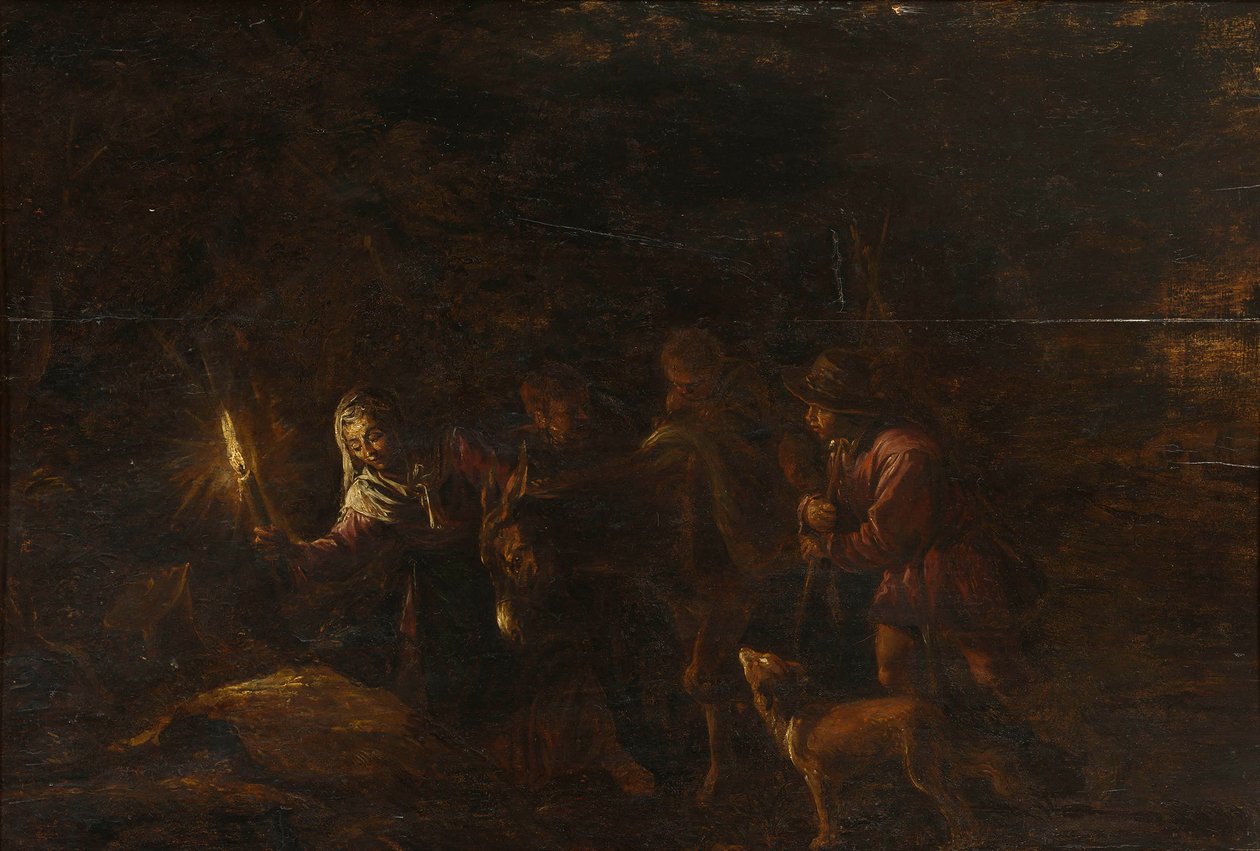 La fuga in Egitto da after Jacopo Bassano