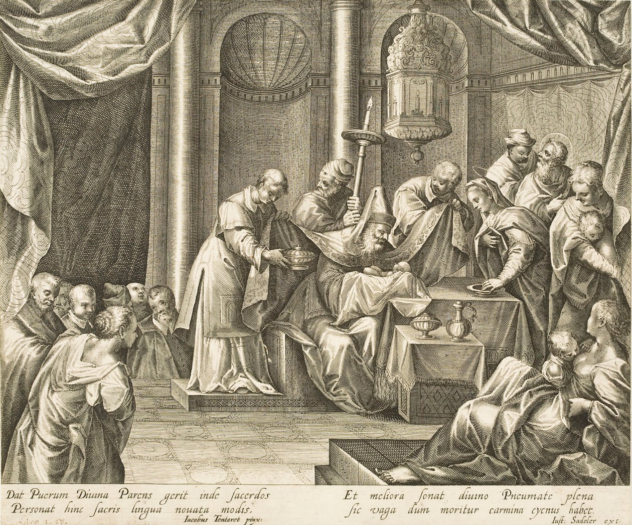 La circoncisione di Cristo da after Jacopo Tintoretto