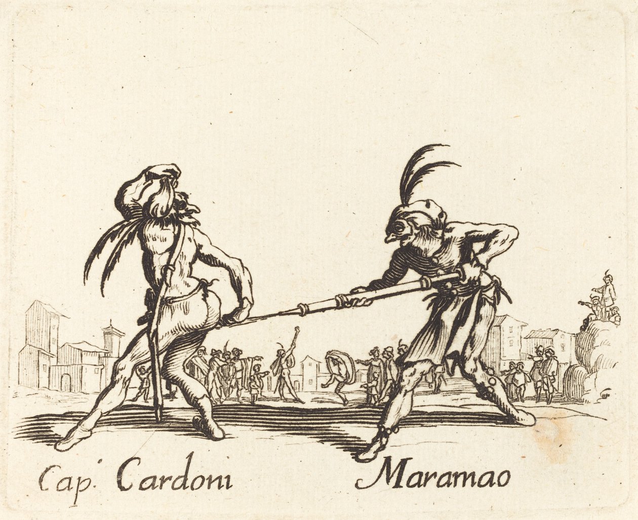 Cap. Cardoni e Maramao da After Jacques Callot