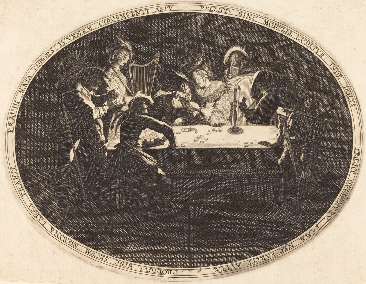 I giocatori di carte da After Jacques Callot