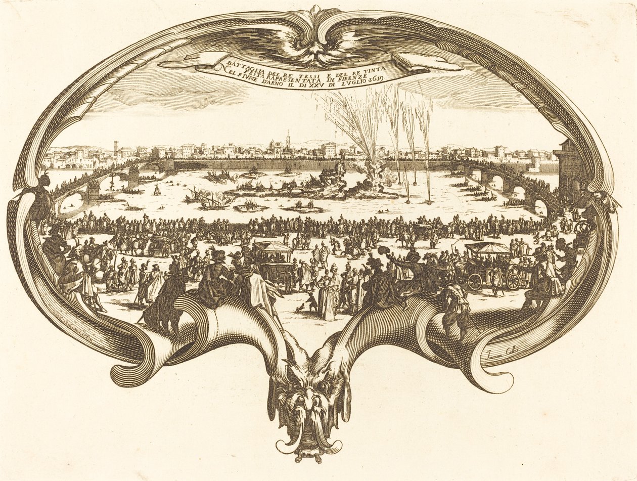 Il ventaglio da After Jacques Callot