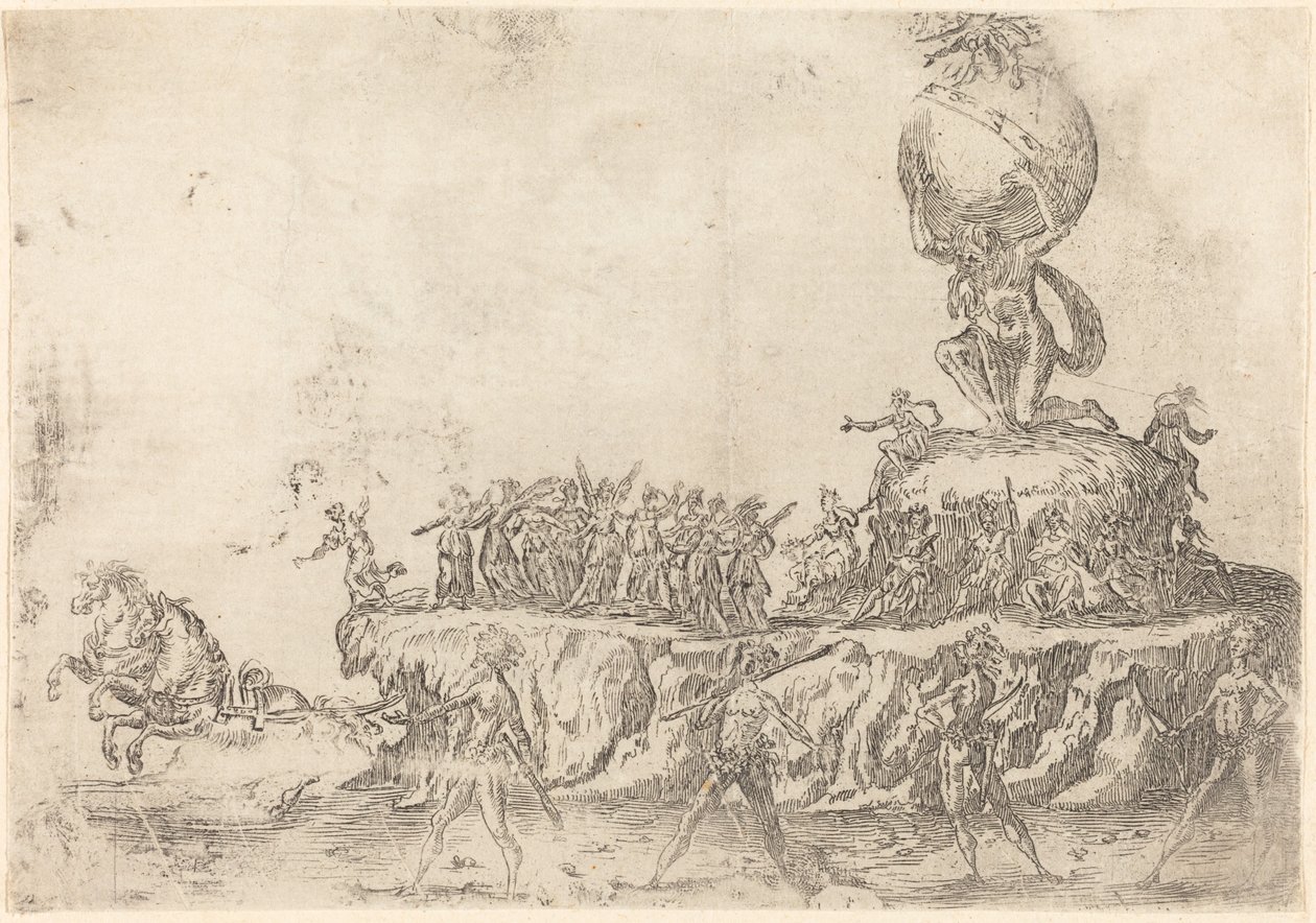 Il Carro del Sole da After Jacques Callot