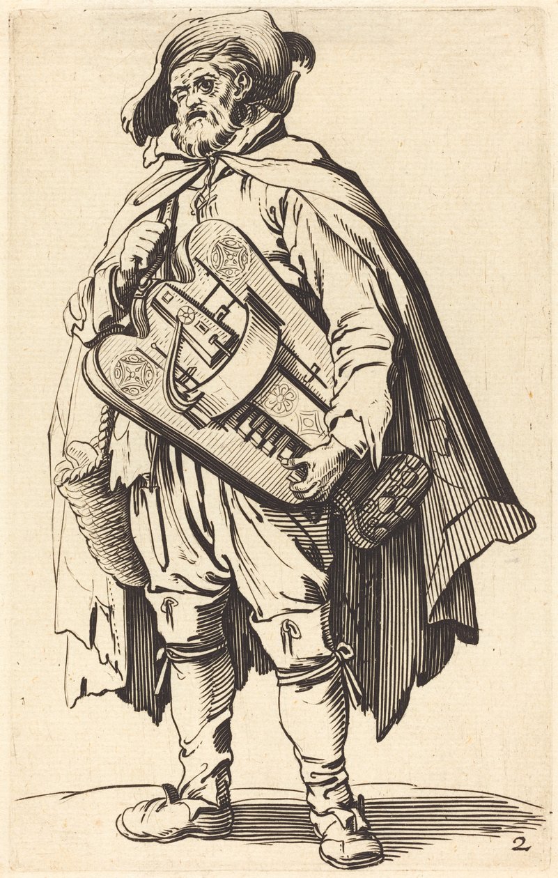 Il suonatore di ghironda da After Jacques Callot