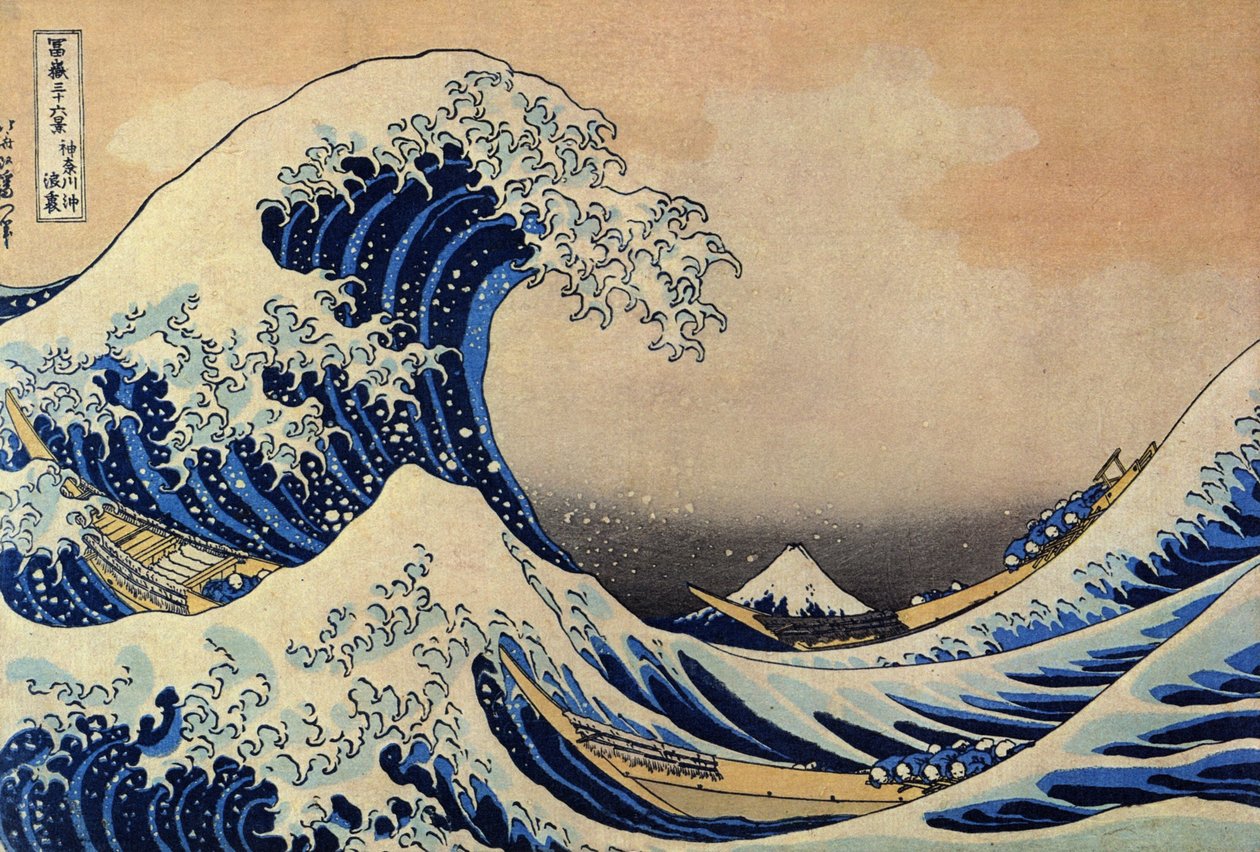 Dietro la grande onda di Kanagawa da After Katsushika Hokusai