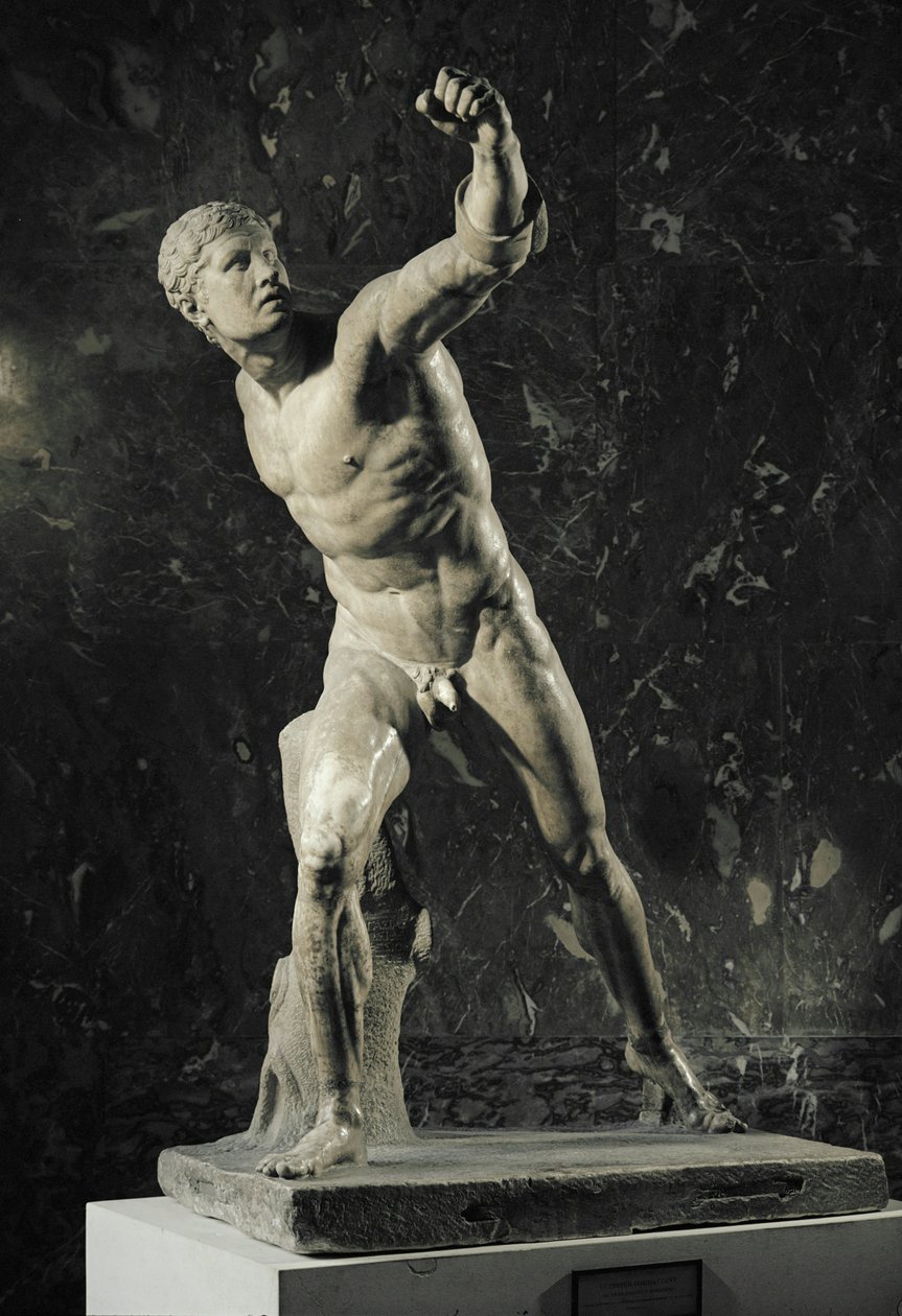 Il gladiatore Borghese, ritrovato ad Anzio ... da Agasias Agasias