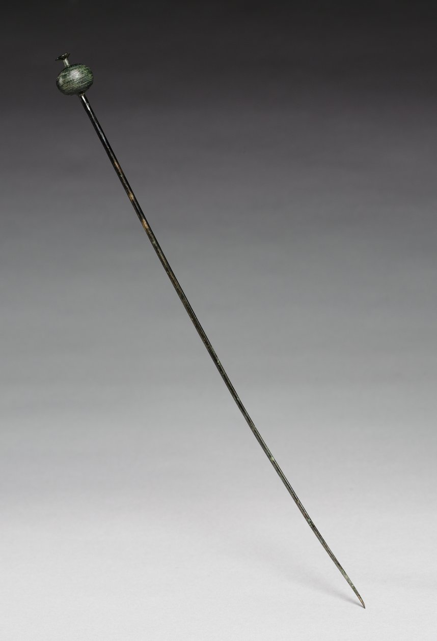 Spilla per indumenti, c.1400 a.C. (bronzo fuso e lavorato) da Age Bronze