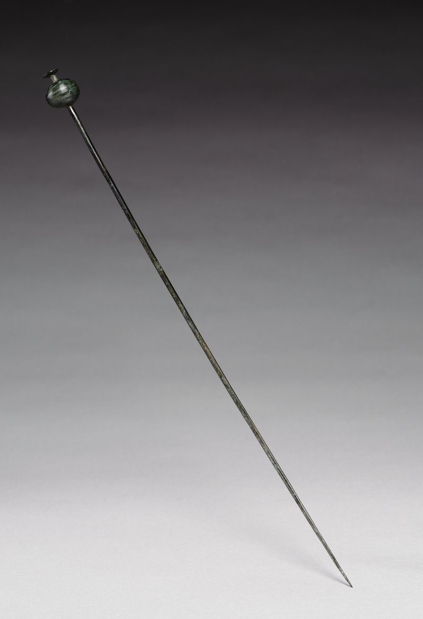 Spilla per indumenti, c.1400 a.C. (bronzo fuso e lavorato) da Age Bronze