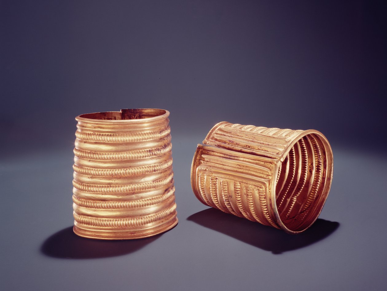 Coppia di bracciali, da Derrinboy, Contea di Offaly, Età del Bronzo Medio da Age Bronze