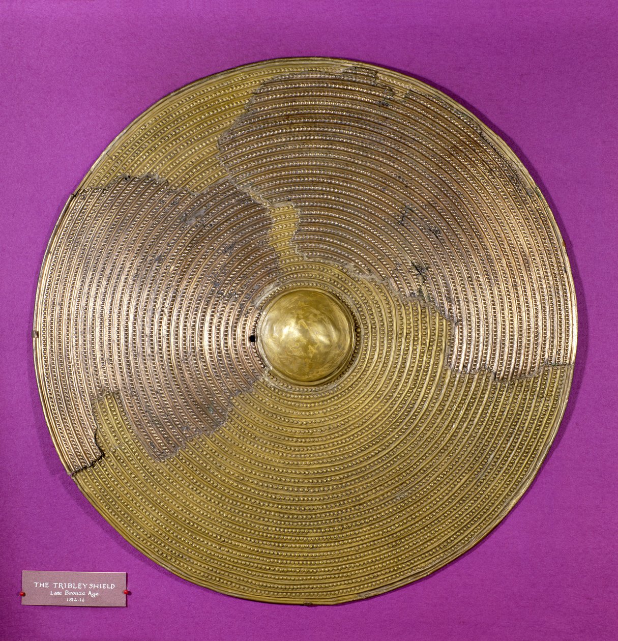 Scudo da Tribley, tarda Età del Bronzo da Age Bronze