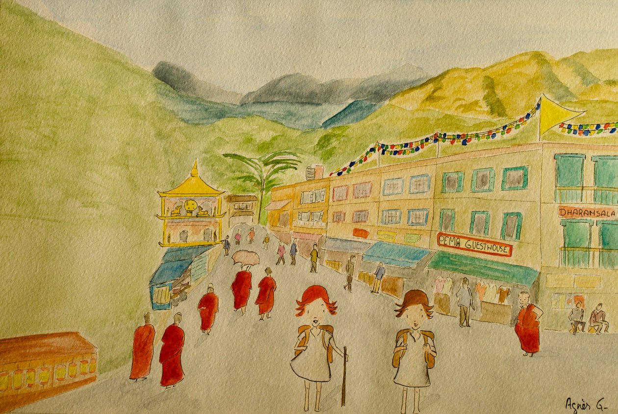 Il Viaggio, Dharamsala, 2015 da Agnes Girardon