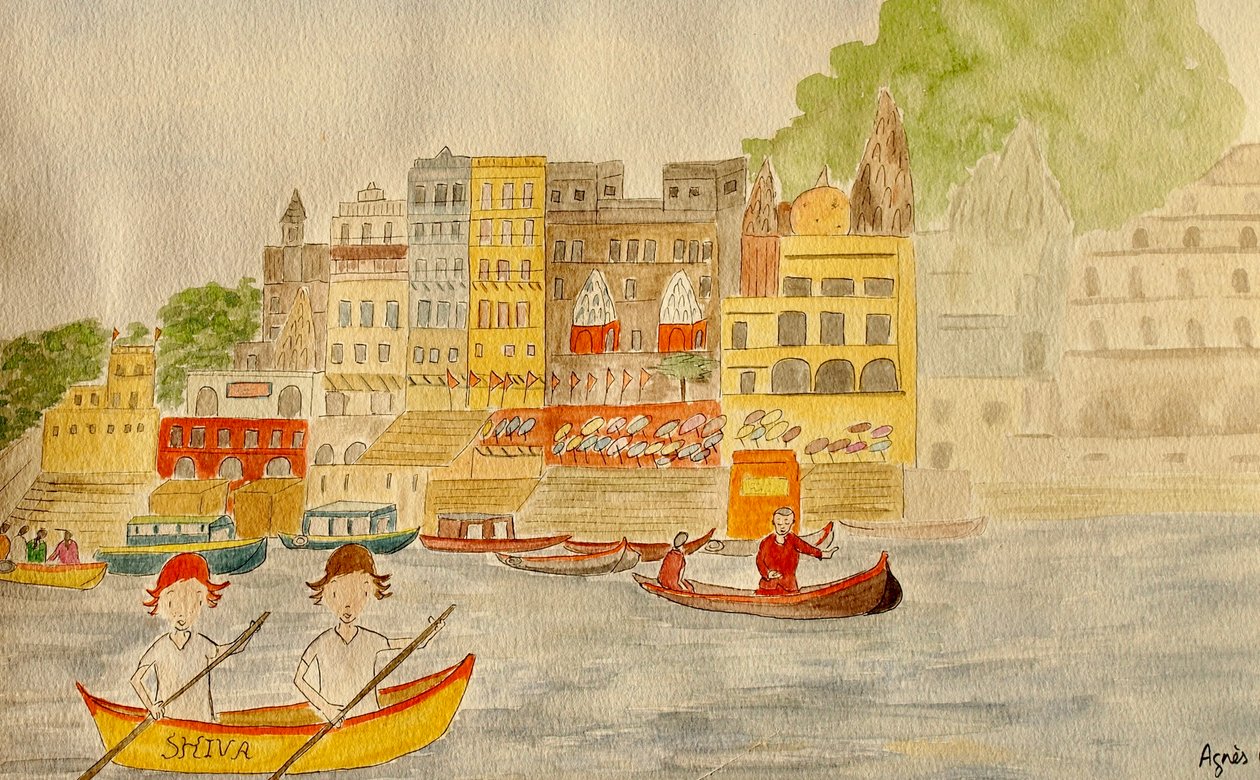 Il viaggio, Varanasi da Agnes Girardon