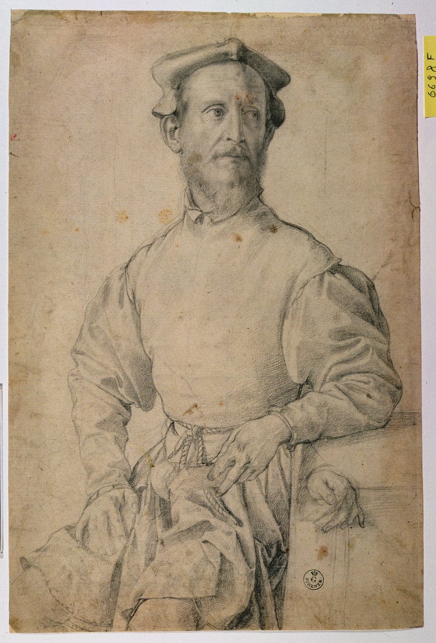 Ritratto di Jacopo Pontormo (1497-1557) da Agnolo Bronzino