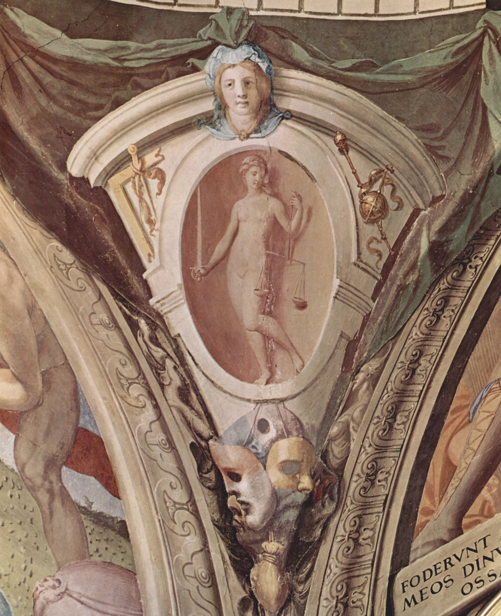 Allegorie delle virtù cardinali da Agnolo Bronzino