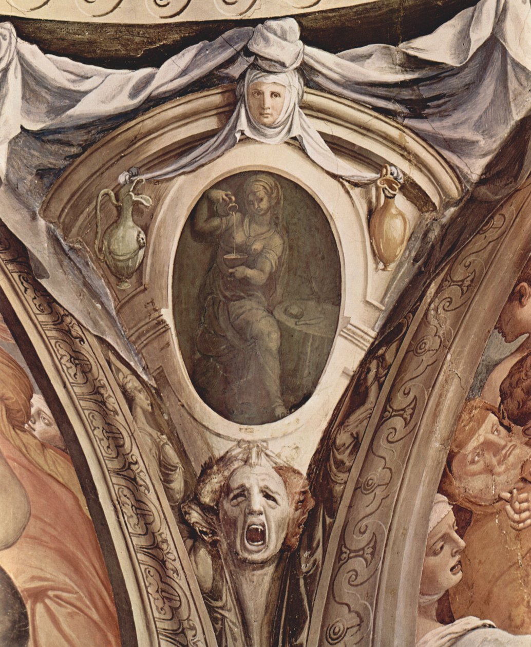 Allegorie delle Virtù Cardinali. Affreschi nella Cappella di Eleonora da Toledo da Agnolo Bronzino