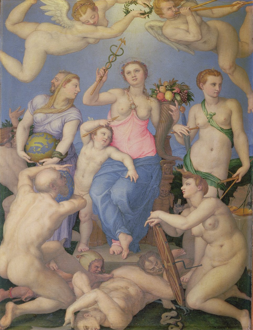 Allegoria della felicità, c.1567 da Agnolo Bronzino