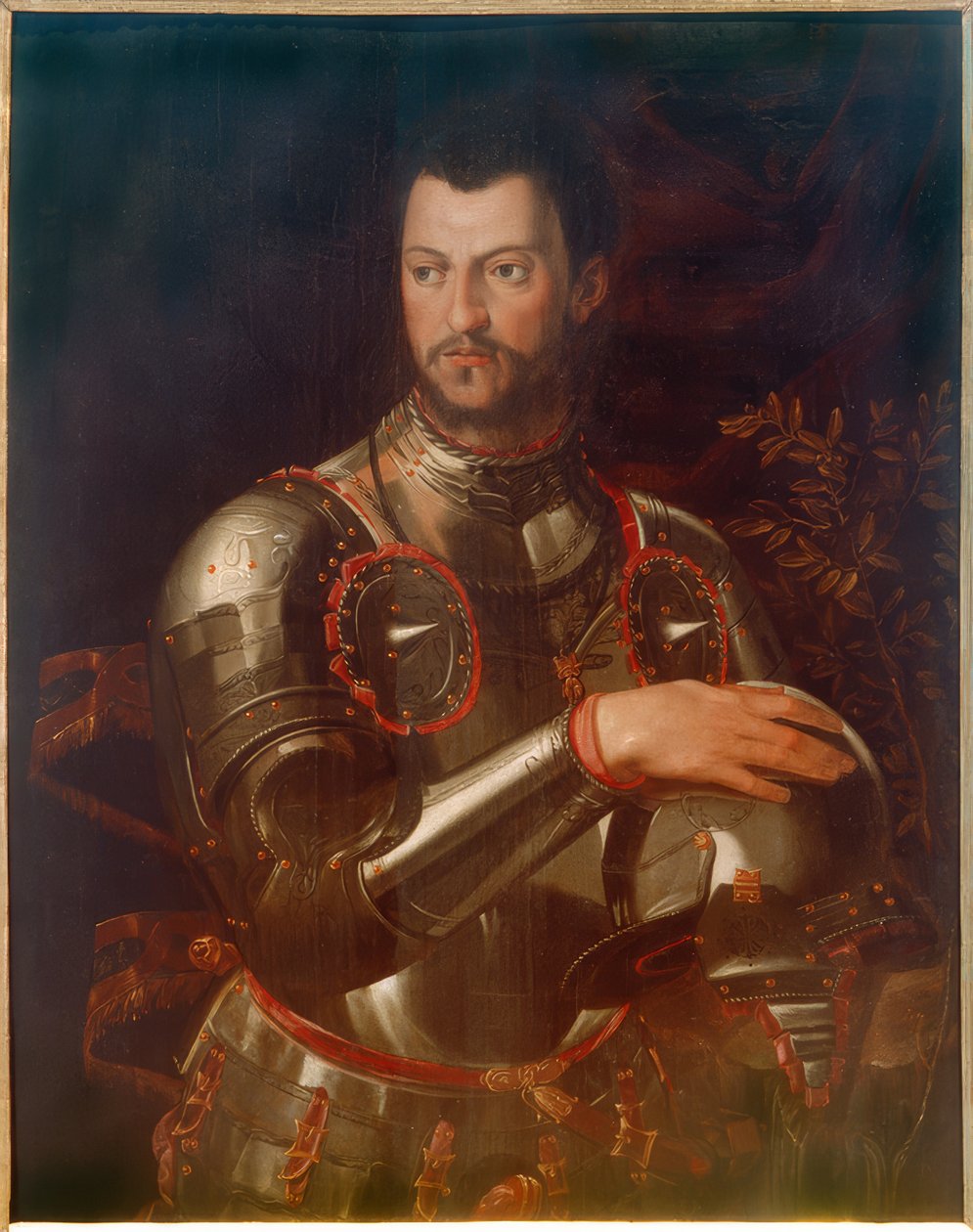 Ritratto del Duca Cosimo I in armatura da Agnolo Bronzino