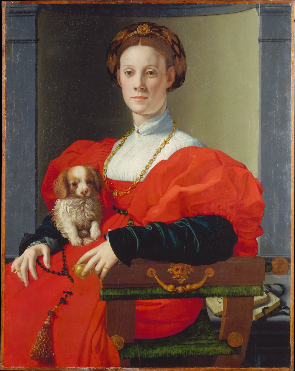 Ritratto di una donna in rosso (Francesca Salviati) da Agnolo Bronzino