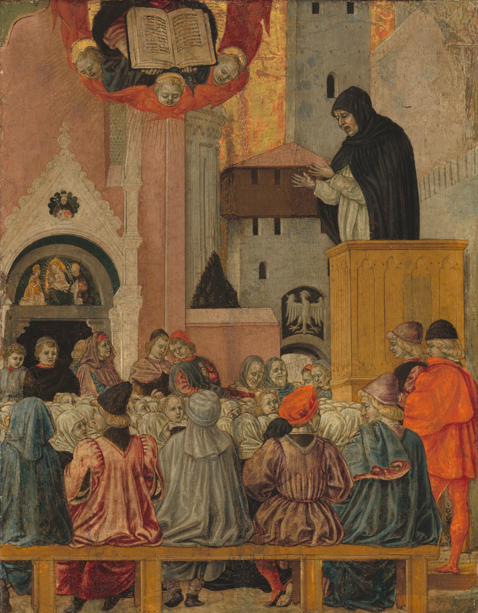Un domenicano che predica, c. 1470 da Agnolo degli Erri