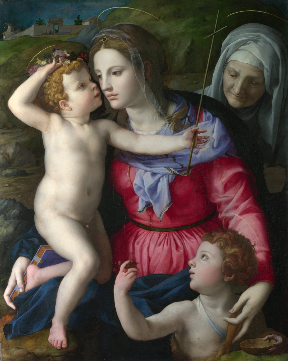 La Madonna col Bambino con San Giovanni Battista e Sant