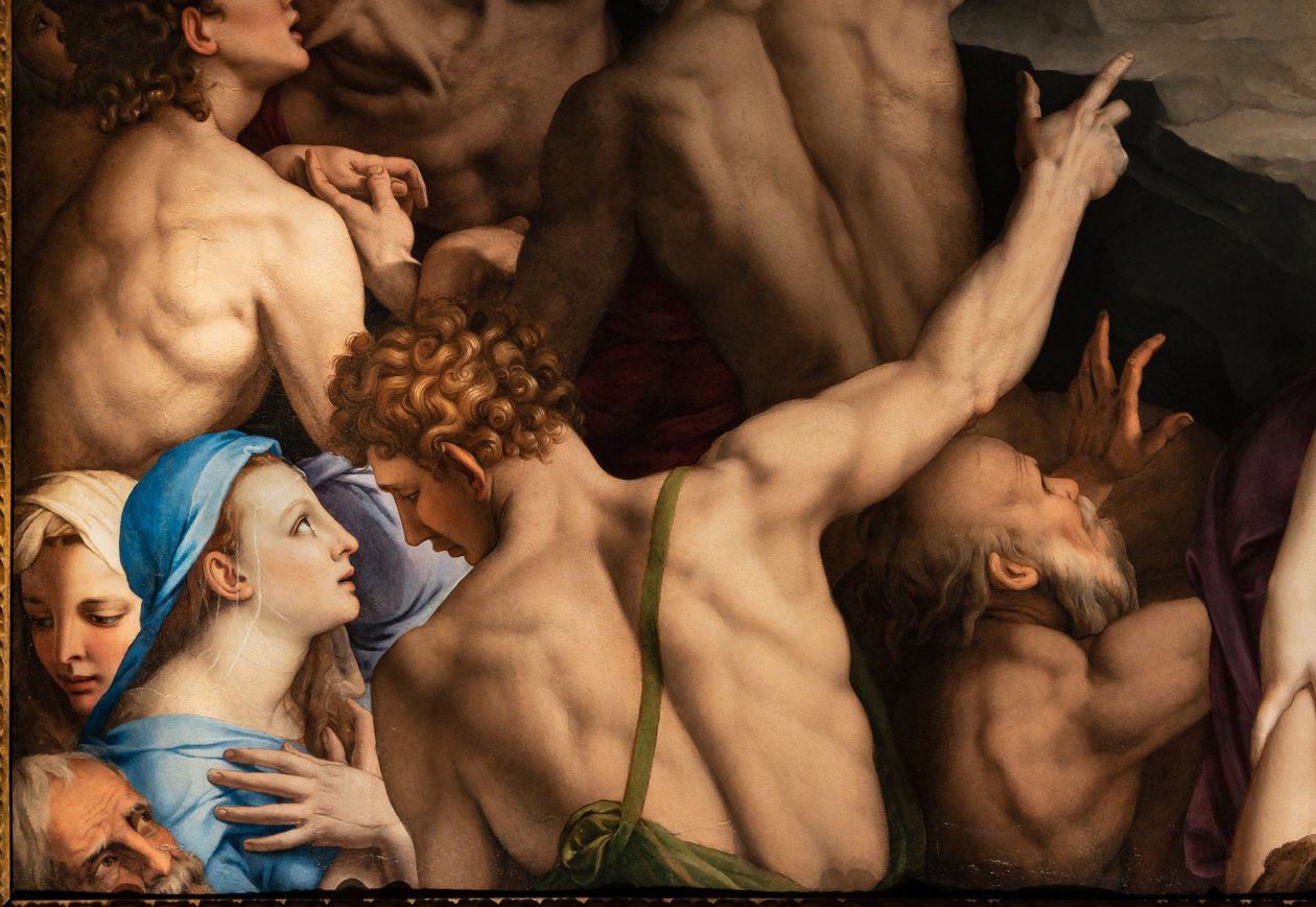 Cappella Medici: Discesa di Cristo nel Limbo (dettaglio) da Agnolo Bronzino