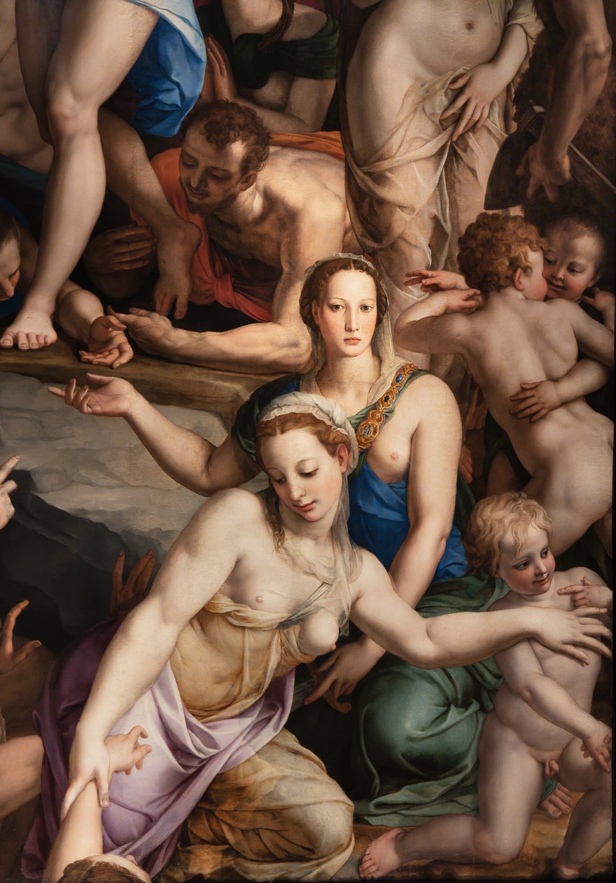 Cappella Medici: Discesa di Cristo nel Limbo (dettaglio) da Agnolo Bronzino