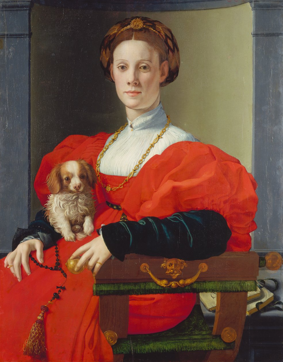Ritratto di una Signora in Rosso, c.1533 da Agnolo di Cosimo Bronzino