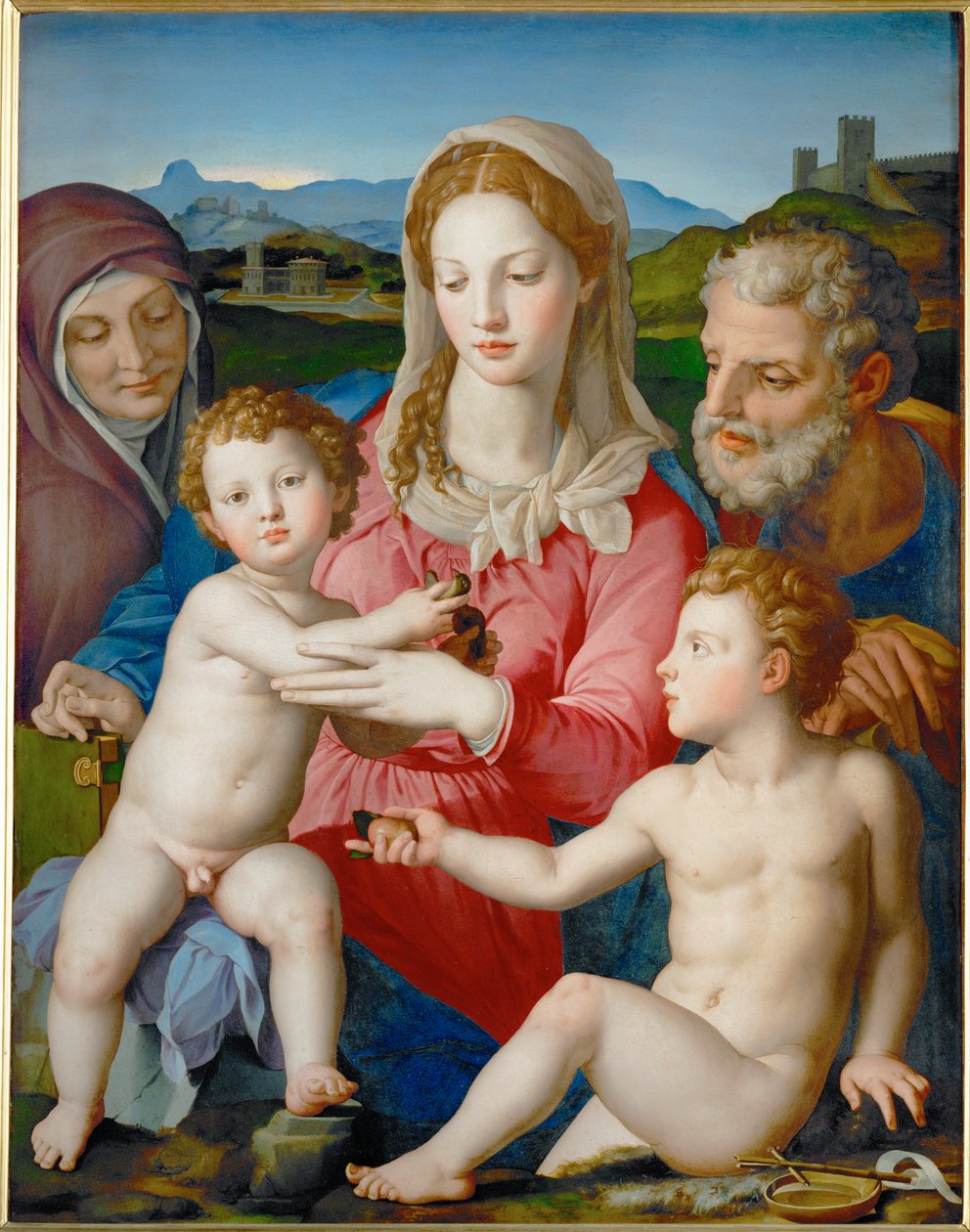 La Sacra Famiglia con Sant