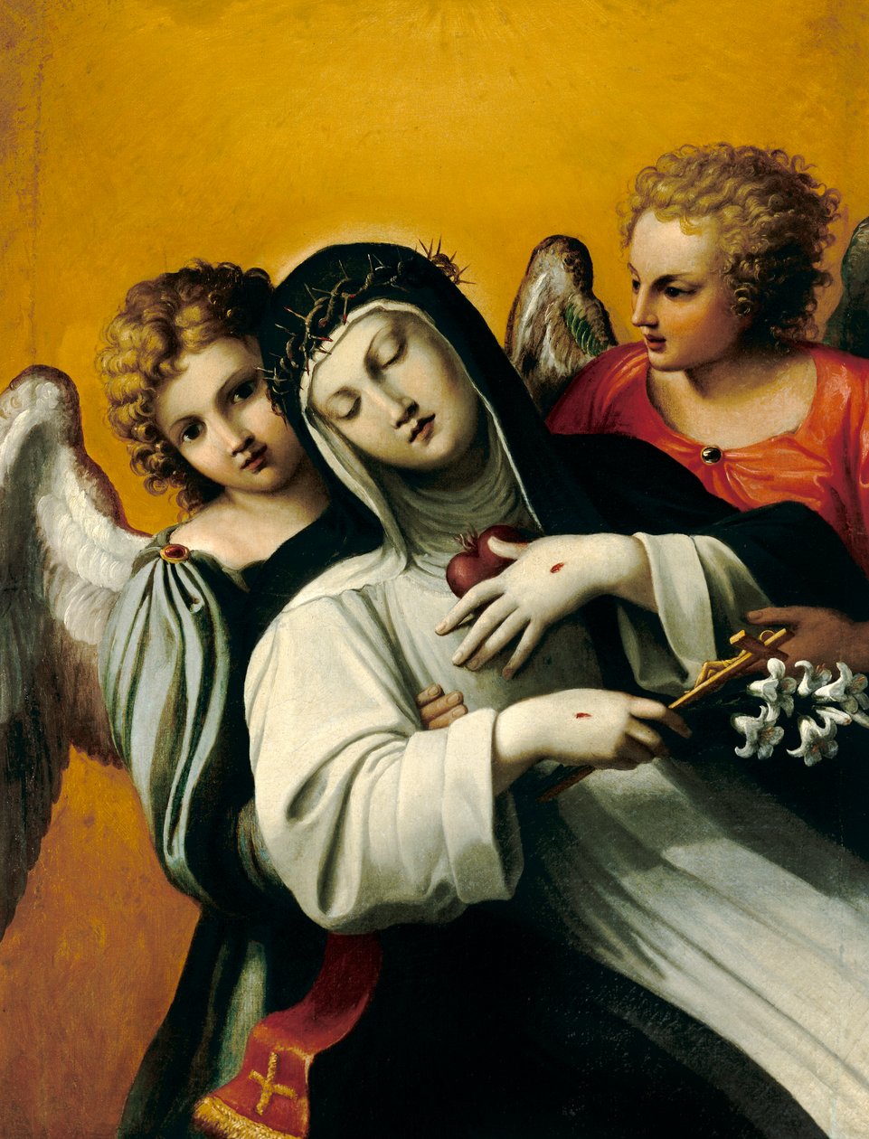 Estasi di Santa Caterina da Siena da Agostino Carracci
